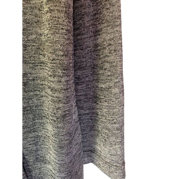 Chicos Women's Long Layering Grey Knit Jacket Size 2 Polyester Spandex Blend Wi - Picture 8 of 13